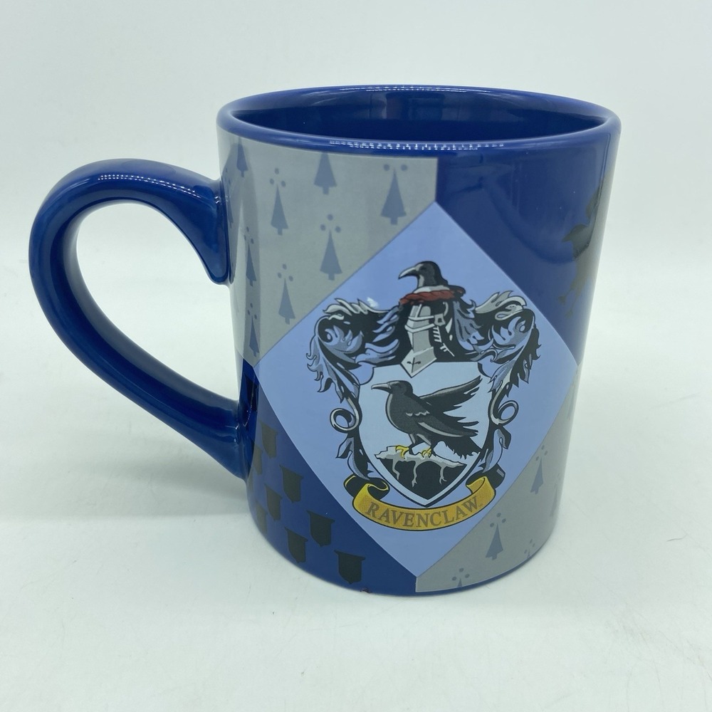 Harry Potter Ravenclaw Crest Hogwarts Ceramic Coffee Tea Mug Cup 14 Oz. - Picture 5 of 9